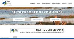 Desktop Screenshot of deltachamber.ca